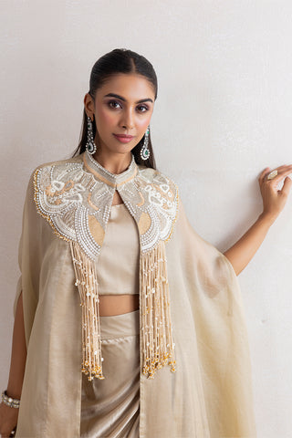 Lutf Cape & Skirt Set