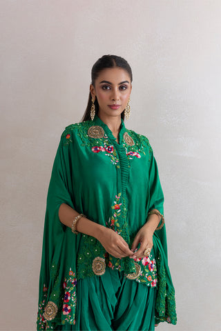 Gul Bahar Dhoti & Cape Set