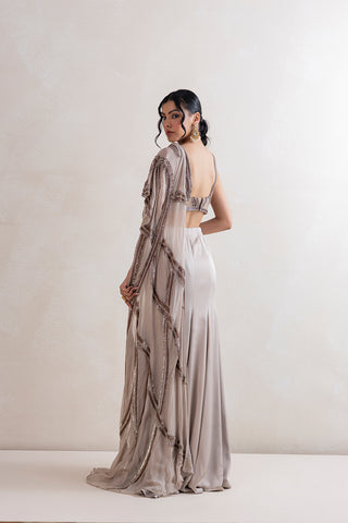 Shimerz Draped Saree