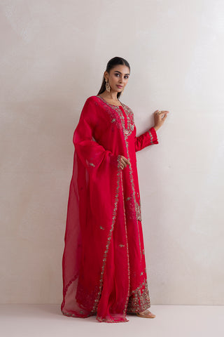 Sindoor Sharara Set Red