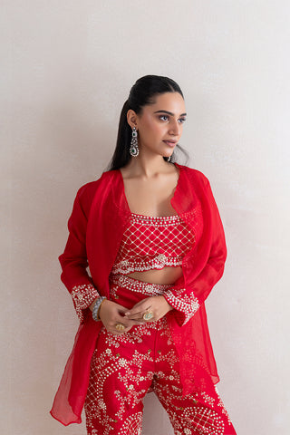 Mukhtar Pant Set