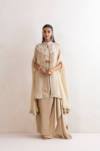 Lutf Cape & Skirt Set
