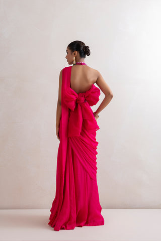Bowstie Draped Saree