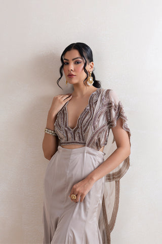 Shimerz Draped Saree