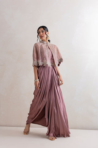 Mixba Draped Skirt