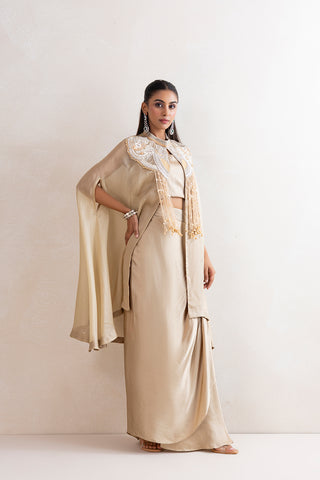 Lutf Cape & Skirt Set