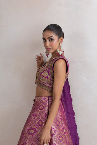 Dular Brocade Lehenga
