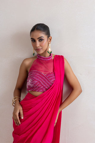 Bowstie Draped Saree