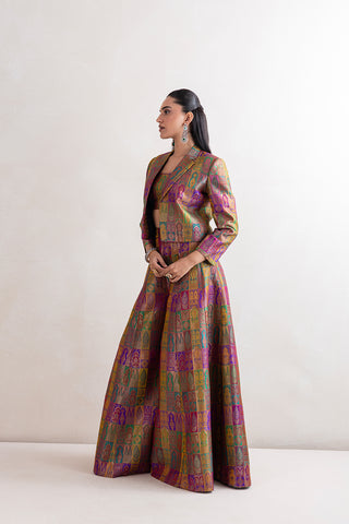 Lucia Brocade Jacket set