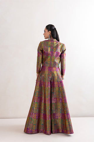 Lucia Brocade Jacket set