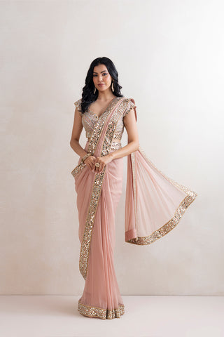 Majfeer Draped Saree