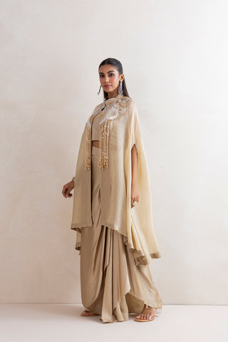 Lutf Cape & Skirt Set