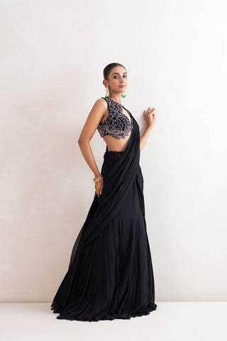 Bow Tie Draped Saree