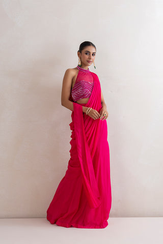 Bowstie Draped Saree