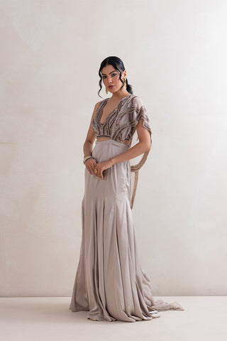 Shimerz Draped Saree