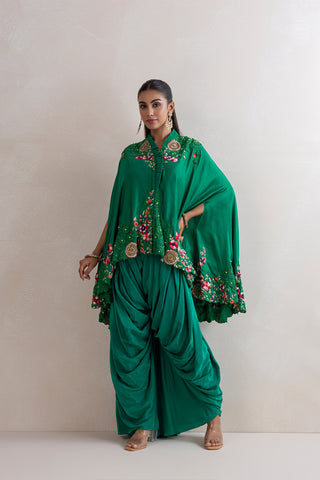 Gul Bahar Dhoti & Cape Set