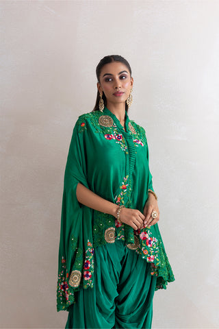 Gul Bahar Dhoti & Cape Set