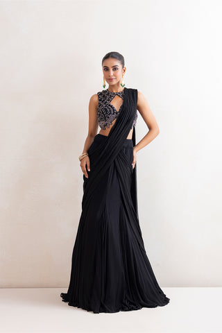 Bow Tie Draped Saree