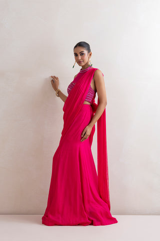 Bowstie Draped Saree