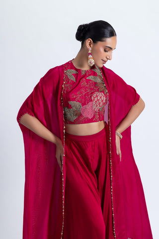 Gulzar Cape & Sharara Set