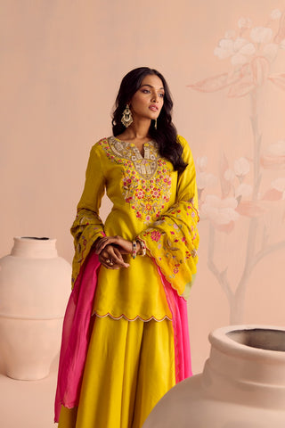 Kesari Kurta Set